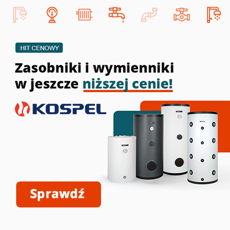 Zasobniki i wymienniki KOSPEL