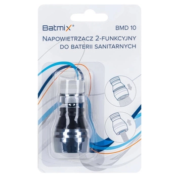 Napowietrzacz do baterii sanitarnych Exec BMD10 2-funkcyjnych krótki
