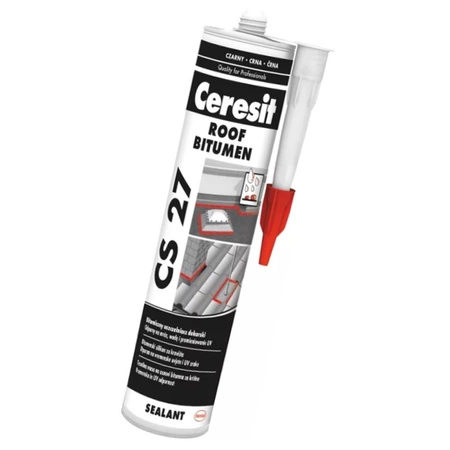 Uszczelniacz dekarski CS27 bitumiczny Ceresit czarny 2686447