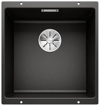 Komora SUBLINE 400-U Silgranit PuraDur Czarny, InFino BLANCO 525990