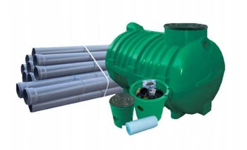 Oczyszczalnia - zestaw 3000 l zielona IDMAR OCZZEST3000L6OZL