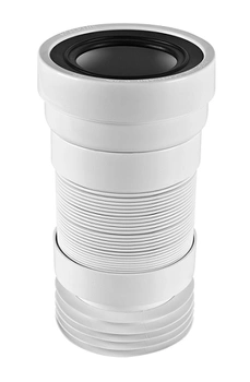 Rura WC harmonijkowa z uszczelką L-270 >400 mm głęboki kielich MCALPINE WC-F23R-PL