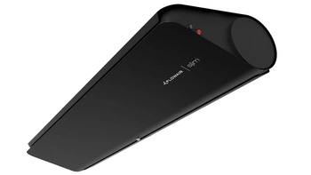 SLIM E-100 Kurtyna drzwiowa elektryczna czarna (RAL9005) o długości 1,0 m FLOWAIR 56205