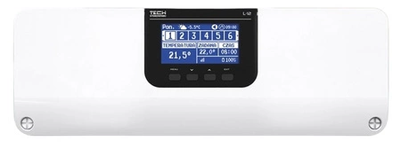Sterownik zaworów termostatycznych TECH-STEROWNIKI L-12 WG.20.0152 przewodowo-bezprzewodowy, 8 sekcji, komunikacja RS485