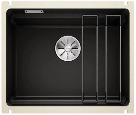 Komora ETAGON 500-U Ceramika PuraPlus Czarny, InFino, szyny BLANCO 525155