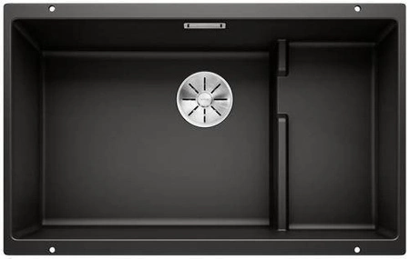 Komora SUBLINE 700-U Level Silgranit PuraDur Czarny, InFino BLANCO 526004