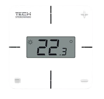 Regulator pokojowy TECH-STEROWNIKI R-X WG.11.0730 przewodowy, biały, dedykowany do listwy L-X i L-12