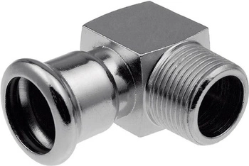 Kolano 90° krótkie GZ Steel - 15 1/2