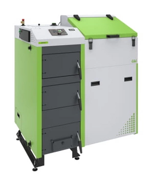 Kocioł SPARK 12 kW prawy TECH 2 na paliwo stałe SAS KOT-SPA-012-P-T2