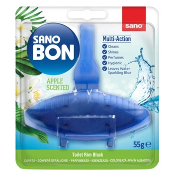 Zawieszka do muszli WC 5w1 barwiąca Sano Bon apple AUR-1318