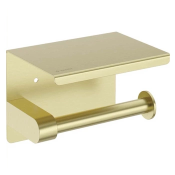 Uchwyt na papier Deante Round ADR R221 z półką ścienny złoto szczotkowane