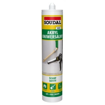 Akryl uniwersalny Soudal 280 ml biały 137657