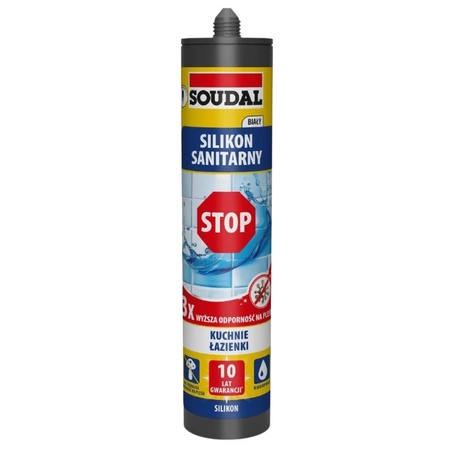 Silikon sanitarny SIL STOP SOUDAL biały 280ml 172664
