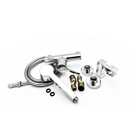 Bateria ścienna prysznicowa TARGA wąż + słuchawka + uchwyt CHROM ROCA A5A2060C00