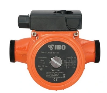 Pompa cyrkulacyjna do wody pitnej IBO OHI 25-80/180 BEZ ŚRUBUNKÓW 0063