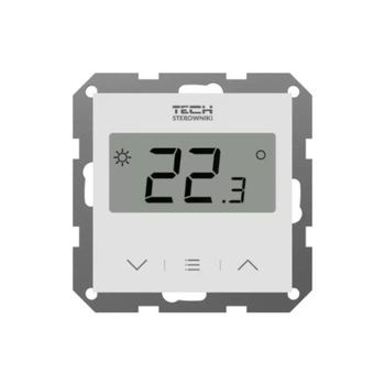 Regulator pokojowy do systemów ramkowych F-2z v1 TECH Sterowniki WG.11.0218 przewodowy biały