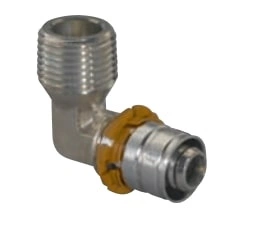 Kolano z gwintem zewnętrznym Uponor S-PRESS  1014686 16-R 1/2