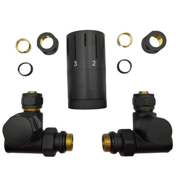 Komplet termostatyczny osiowy z podejściem pod grzałkę Prov 1/2