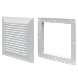 Kratka standard /biały DUO SMART 135 Ø100  DOSPEL 007-4178