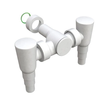 Syfon natynkowy do pralki i zmywarki podwójny Bonomini 3590GZ24B0