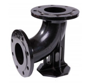 Kolano kołnierzowe stopowe N PN 10 szare DN 80 (8 otw.) PN 10 NORSON 1-221 000 088 00