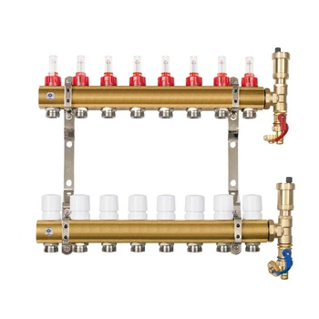 Rozdzielacz ogrzewania podłogowego Reiter RMOP#210-KOSA-08 8 obwodów bez złączek