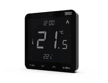 Regulator pokojowy R-10s PLUS TECH Sterowniki WG.11.0285 natynkowy przewodowy czarny