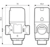 Termostatyczny zawór mieszający ATM 361, DN20, G1
