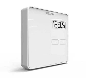 Regulator pokojowy R-10b dwustanowy dedykowany do listwy L-10 TECH Sterowniki WG.11.0280 przewodowy biały