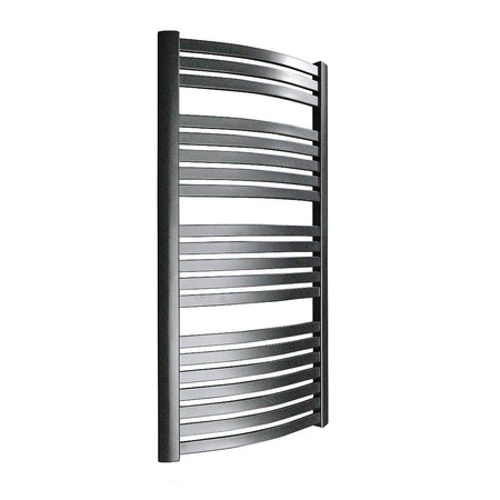 Grzejnik łazienkowy Delfin DEL 125711 Exclusive ciemny grafit mat 580 x 945 485 W rozstaw przyłączy: 500