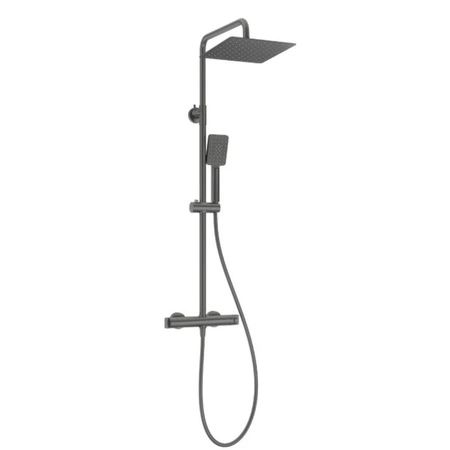 Deszczownia Deante Titanium NAC D4HT z baterią natryskową termostatyczna