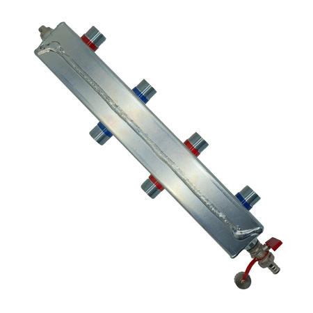 Rozdzielacz BBM 870 AFRISO 9087000 odpowietrznik ręczny zawór spustowy nieocieplony 6x G1