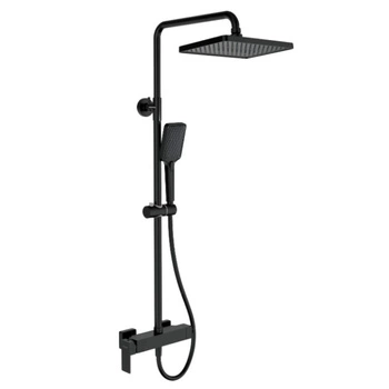 Deszczownia Deante Anemon NAC N1BZ nero z baterią mieszaczową