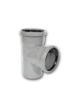 Trójnik kanalizacyjny FI 75/75 67° PP KANPLAST TR PP 075/075/67