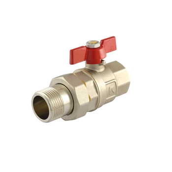 Kurek kulowy wodny HARD PN30 ze śrubunkiem, z motylkiem ⌀ 3/4