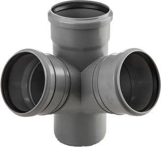 Czwórnik kanalizacyjny dwupł. FI 110/110 < 67 PP niskoszumowy FONICA KACZMAREK 2228542180