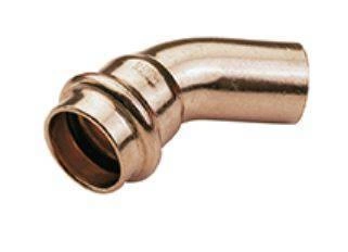 Press Łuk jednokielichowy 45° 18 mm do wody IBP P5040 01800000