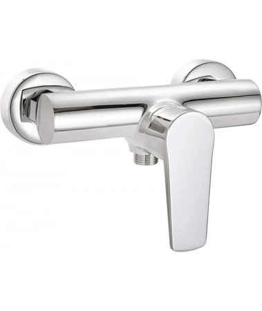 Bateria natryskowa Deante BUT 040M Tubo chrom ścienna  