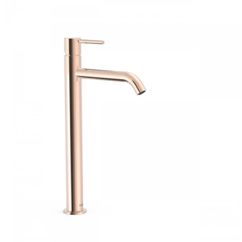 Bateria umywalkowa TRES 26230801OP 24-karatowe różowe złoto