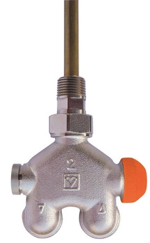 Termostatyczny zawór 4-drogowy VUA-40 HERZ 1778441 figura kątowa