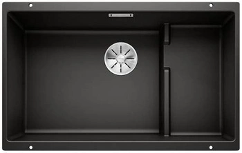 Komora SUBLINE 700-U Level Silgranit PuraDur Czarny, InFino BLANCO 526004