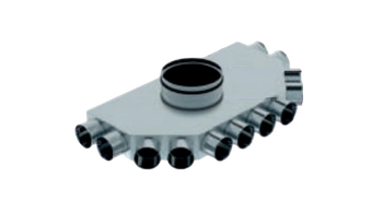 Skrzynka rozdzielcza 12x izolowana typ 2 SPIROFLEX SX-WP12X75/160SRI2 12X75/160