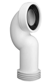 Przyłącze kanalizacyjne, długie L-275 mm, wejście 90-110 mm, wyjście 110 mm, kąt  90 tzw. łuk MCALPINE HC42