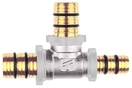 Zaciskowy trójnik Tweetop  KEL PT 1620x2025x1620  PEX/ PEX/ PEX  20x25x20  