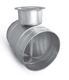 Przepustnica zamykająca ocynkowana  ALNOR DAS-160