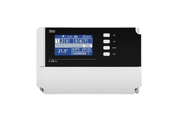 Sterownik zaworów termostatycznych TECH-STEROWNIKI L-4X WiFi WG.20.0176 przewodowo-bezprzewodowy, 4 sekcje, biały, komunikacja RS485