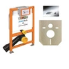 Zestaw stelaż podtynkowy WC Werit Jomo Tech 103-000000021 82 cm + przycisk Werit TREND 102-000000094 chrom połysk + uszczelka wygłuszająca WERIT Jomo Tech 116-000000380