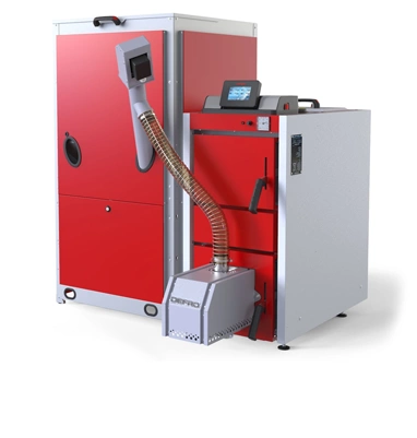 Kocioł automatyczny 5 klasa DELTA EKOPELL 20 kW LEWY na paliwo stałe DEFRO KCO-D-20-EP-L