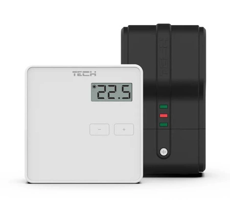 Regulator pokojowy dwustanowy ST-294 v2 TECH Sterowniki WG.11.0463 bezprzewodowy biały