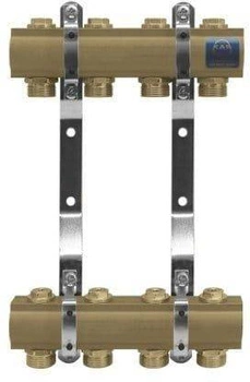 Rozdzielacz KAN-therm 1345161012 8 obwodów z zaworami odcinającymi